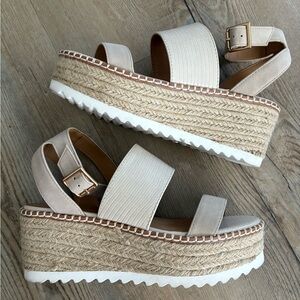 Soda Cream Platform Espadrille Sandals